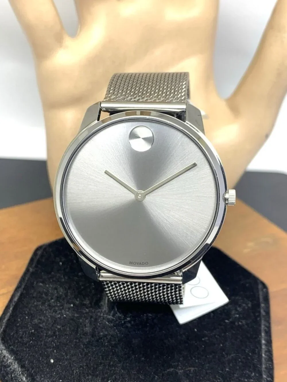 Movado Men's Watch 3600599 Bold Swiss Quartz Gray Dial Gunmetal Steel Band 42mm